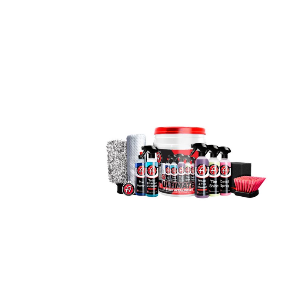 Ultimate 9-Piece Car Detailing Kit  Tire Shine Wheel Cleaner and Cleaning Accessories $59.99