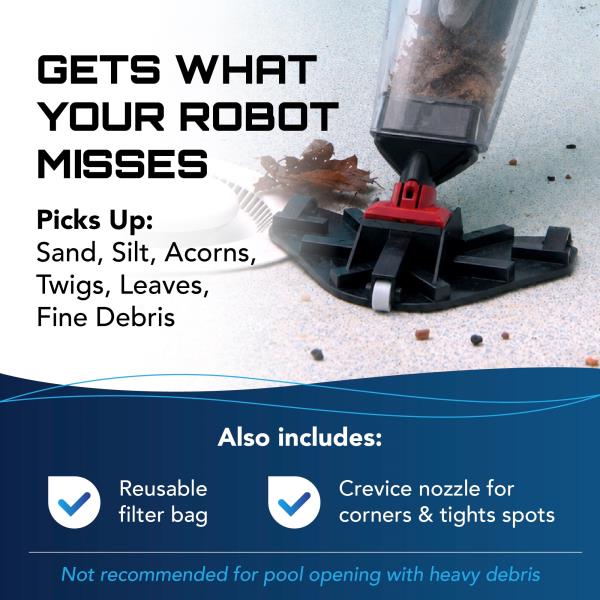 Pulse XL 350 Cordless Pool Vacuum for Inground  Above Ground Pools