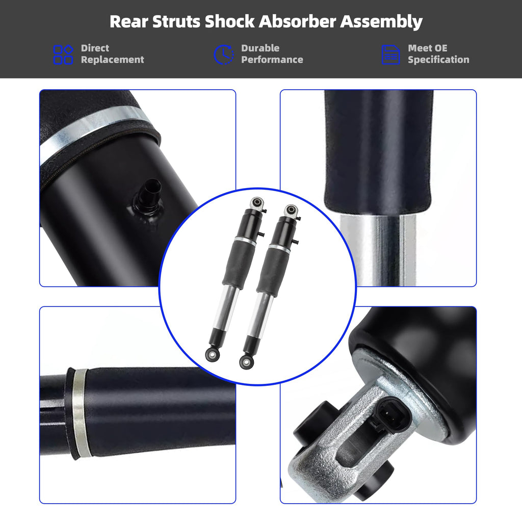 Pcs Rear Struts Shock Absorber for Cadillac Escalade Chevy Suburban Tahoe GMC Yukon 2007-2014