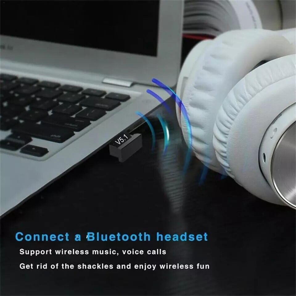 Bluetooth 5.1 USB Adapter Receiver  Transmitter Dongle for PC Retail $4.00