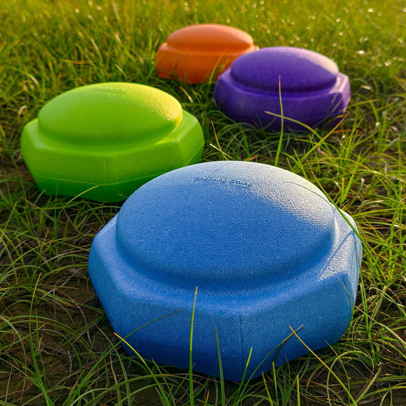 New As-Is joybond 6-Pc. EPP Balance Sensory Stepping Stones - Pastel Rainbow Retail $71.00