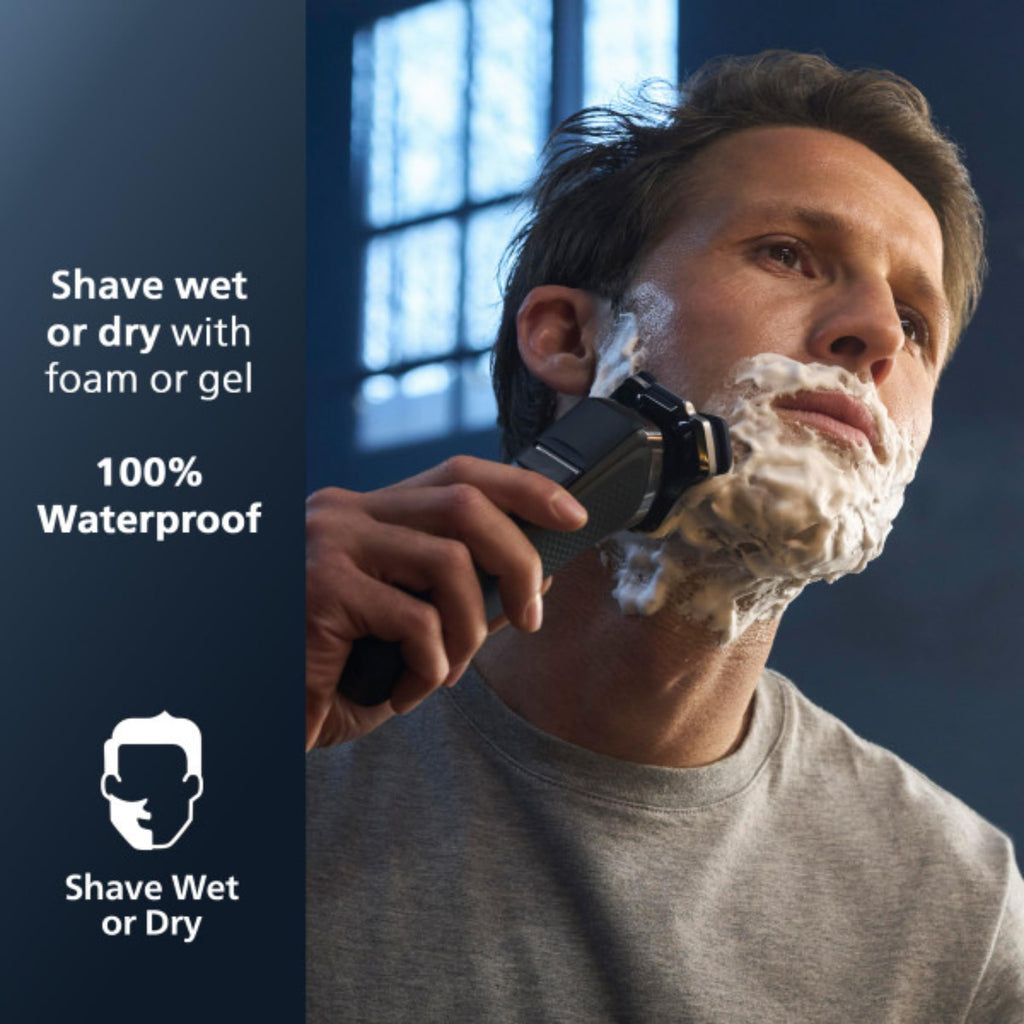 New Philips Series 9000 Wet  Dry Electric Shaver - SenseIQ Pop-up Trimmer Retail $219.00