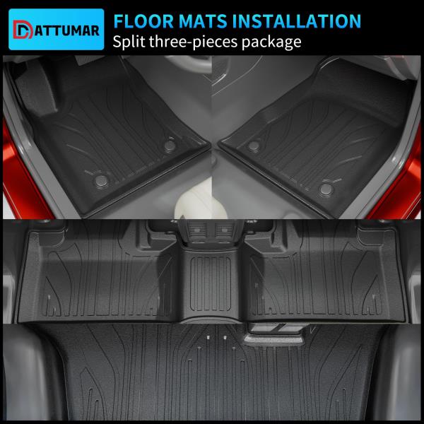 Dattumar Floor Mats Set (7 PCS) for 2016-2025 2026 Dodge Durango 7-Seater Retail $132.00