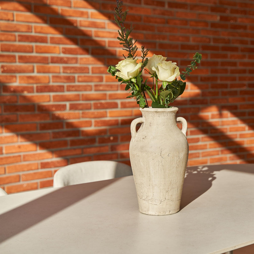 New LB2 Rustic Ceramic Zen Style Vase - 13.4 Tall