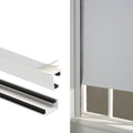 Light Blocking Strips for Window Shades and Blinds 100 Blackout PVC Side Tracks 58 2PCS