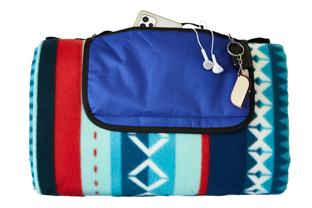 Extra Large 3-Layered Waterproof Sandproof Picnic Outdoor Blanket 79x79 inch