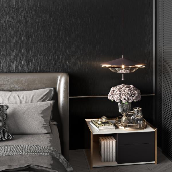 Black Stainless Steel Peel and Stick Wallpaper for Cabinets and Countertops 24118