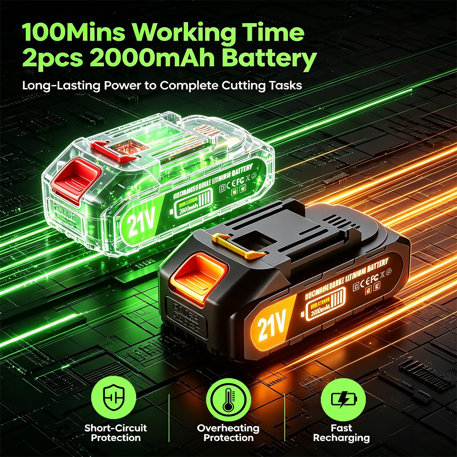 Electric Weed Wacker Cordless Eater,21V String Trimmer Battery Powered,4 In 1 Lightweight Grass Trimmer/Brush Cutter/Lawn Edger with Wheels,Metal Blade&Charger, Stringless Weed Trimmer for Garden Yard Retail $73.00
