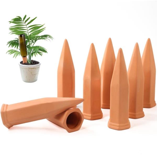 CUZZME 20-Pack Plant Watering Devices, Automatic Watering System for Potted Plants, Self Watering Spikes, Plant Water Seepage Device, Water Your Indoor and Outdoor Plants While on Vacation Retail $24.00