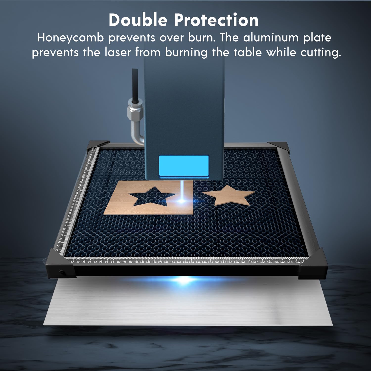 Honeycomb Working Table 17.3x 17.3x 0.86 for Laser Engraver Cutting Machine