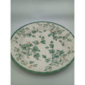 White Green Country Vine Plate 062