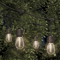 artika Blaze 20 LED Bulbs 42 ft Outdoor Solar String Lights - Dusk to Dawn - Matte Black Retail $45.00
