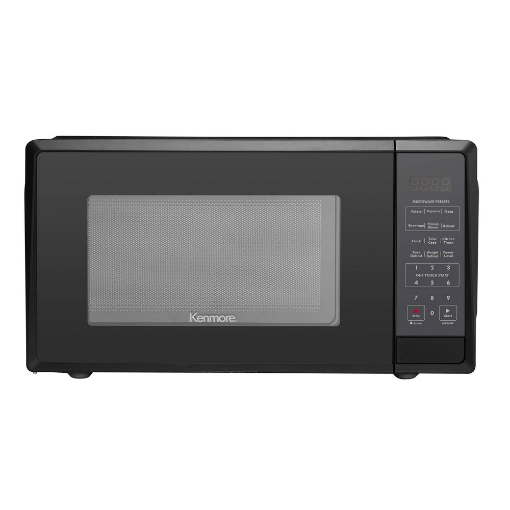 Kenmore 1.1 Cu Ft Microwave Black: Countertop Oven, 1000W, Child Lock, 6 Programs, 1 Year Warranty Retail $117.00