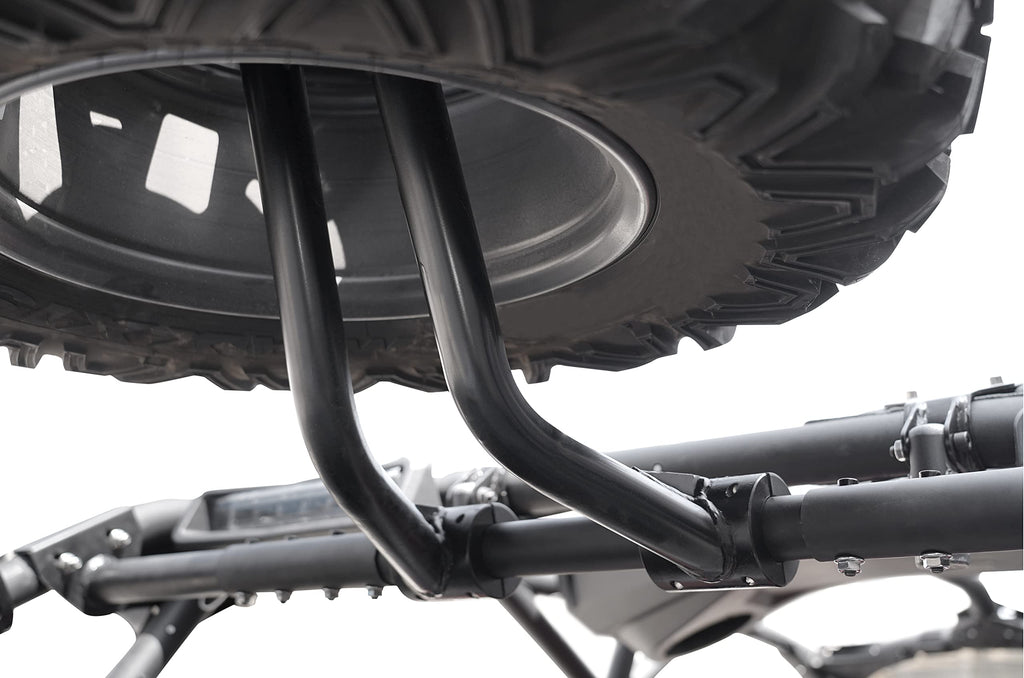 Black Heavy Duty Spare Tire Mount for Can-Am Maverick X3 Fits Up to 32 Tire