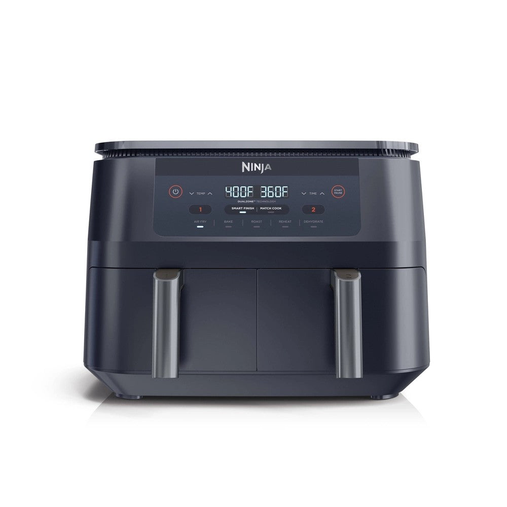 Ninja Foodi 6qt 2 Basket Air Fryer Gray DZ090GY Retail $179.00