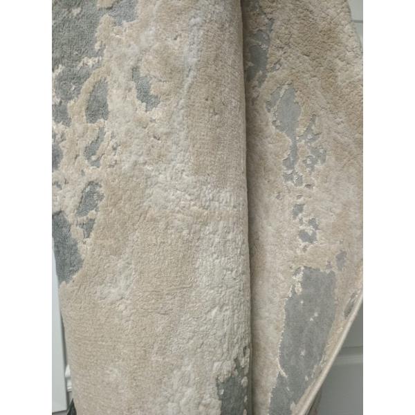Beige Grey Abstract Pattern Area Rug 7x10 Retail $150.00