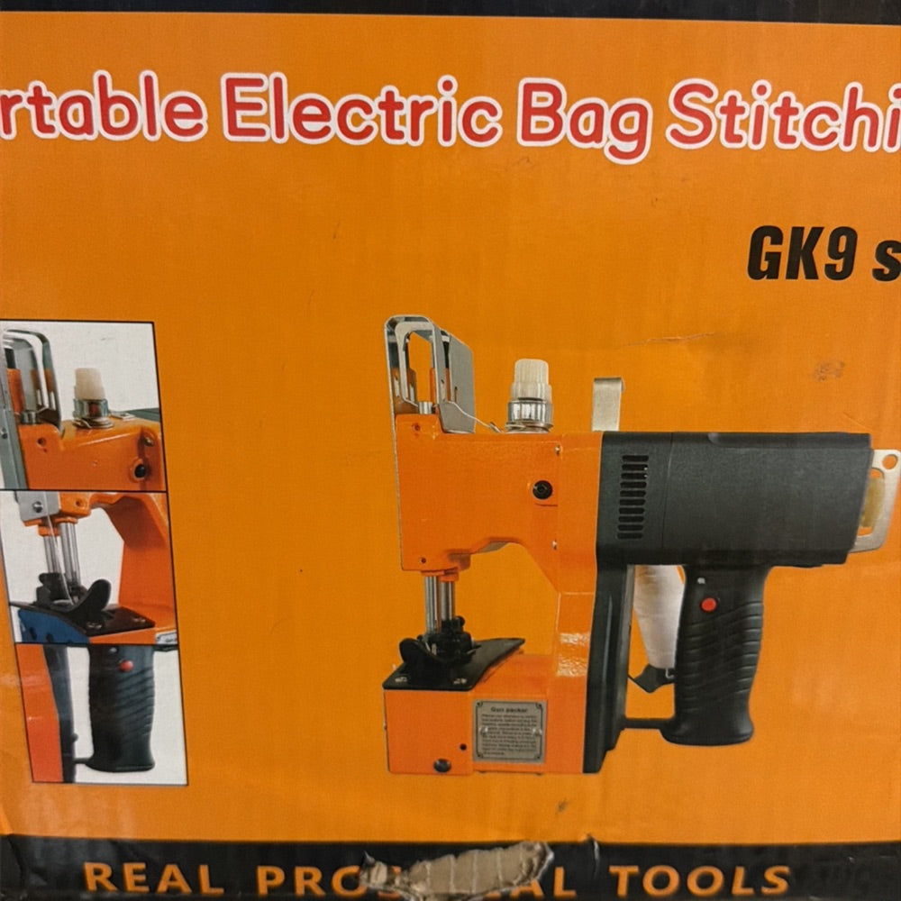 Yellow Cordless Portable Industrial Bag Closer for Woven  Canvas Bags