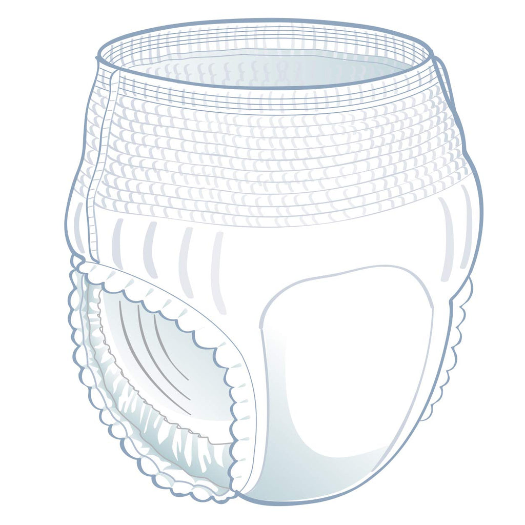 FitRight Ultra Protective Incontinence Underwear Heavy Absorbency Large 40-56 White 20 Count