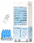 Portable Air Conditioners, Swamp Cooler Portable AC Unit for Room, Windowless Cooling Fan That Blow Cold Air w/Remote 5L Tank 12 Speeds 9H Timer, Evaporative Air Cooler for Bedroom Garage (White) Retail $92.00