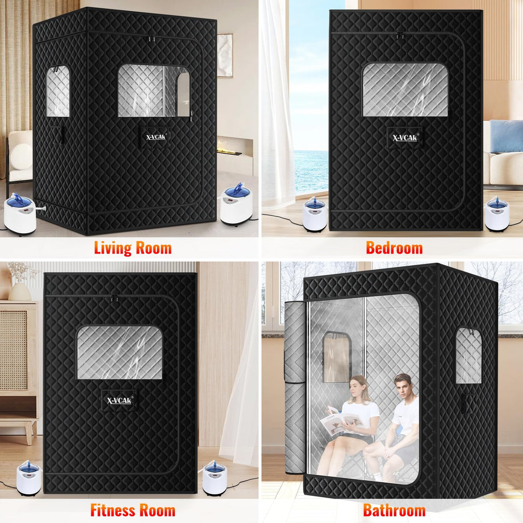 Portable XL Steam Sauna Tent 2 Person 71x49x36