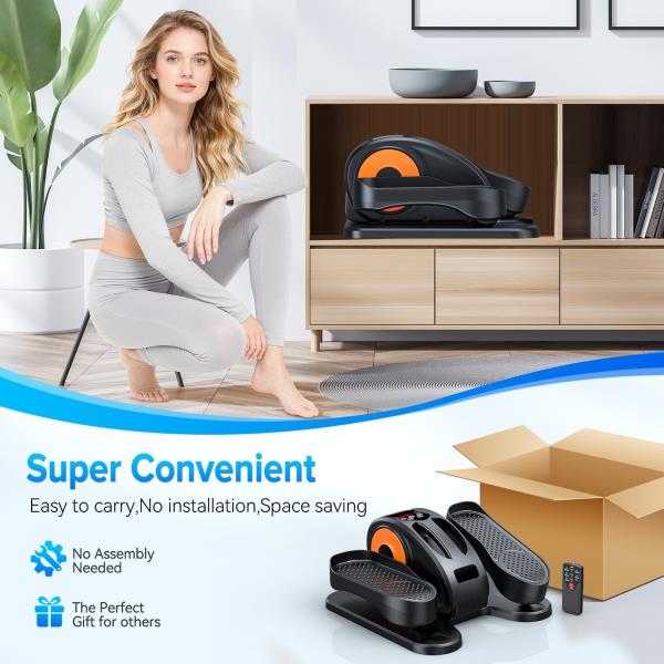 Under Desk Elliptical Machine Electric Leg Exerciser for Seniors