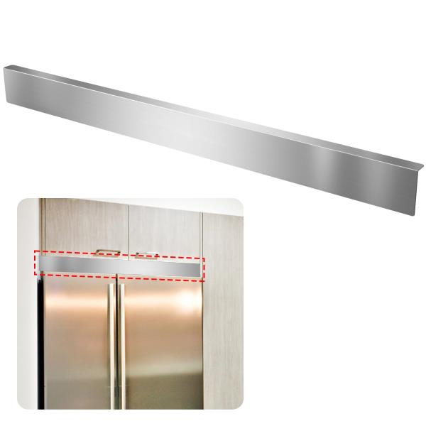 Stainless Steel Universal Gap Filler 36 x 3 x 1 Kitchen Appliance Gap Cover