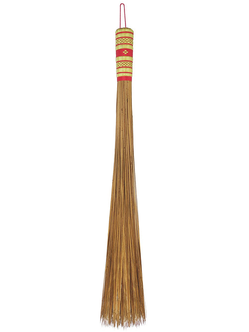 AW BROOMS 32in Natural Coconut Leaf Broom