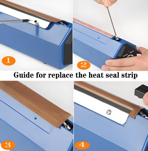 15-Inch Manual Impulse Sealer Heat Sealing Machine for Plastic Bags