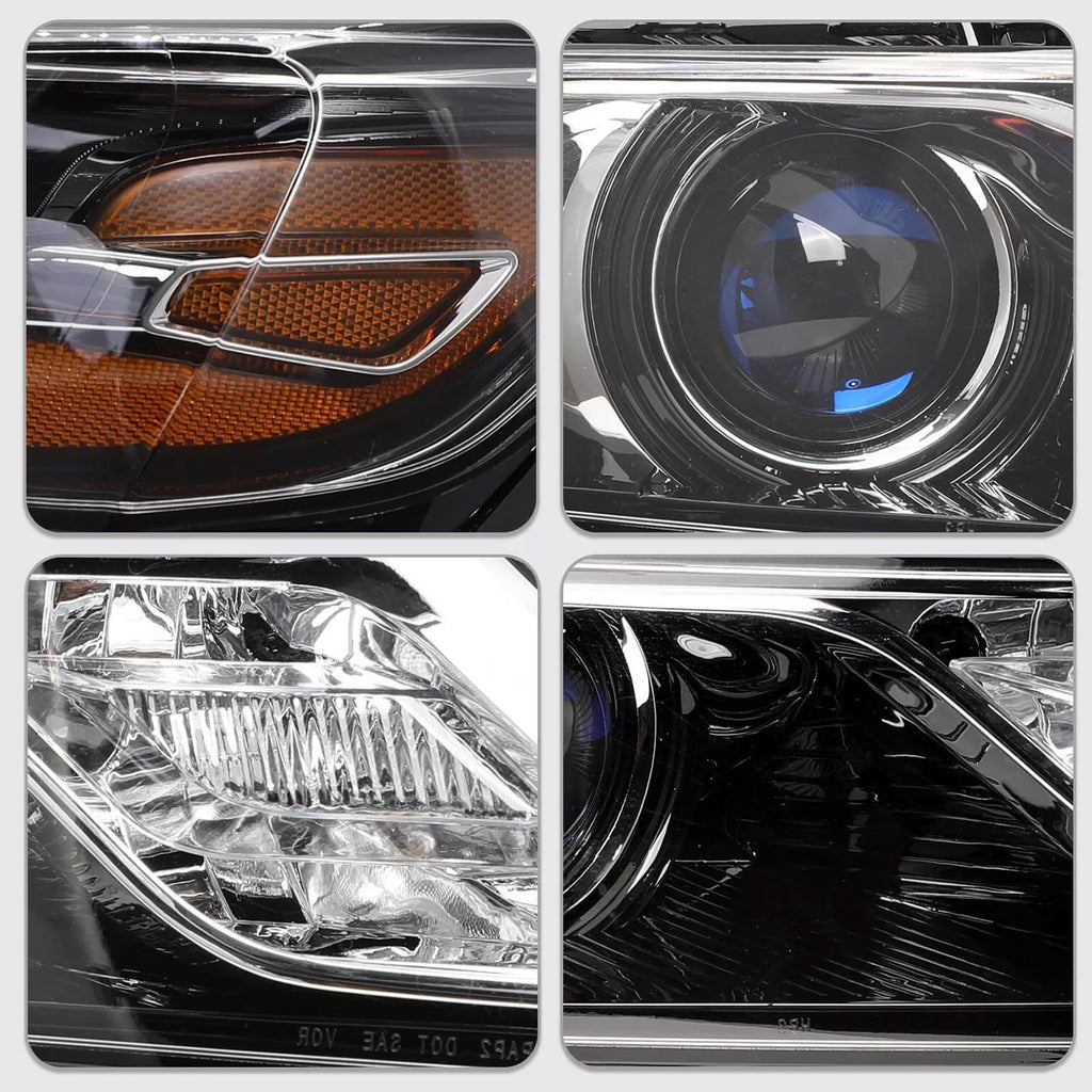Black Headlight Assembly for 2014-2020 Chevrolet Impala