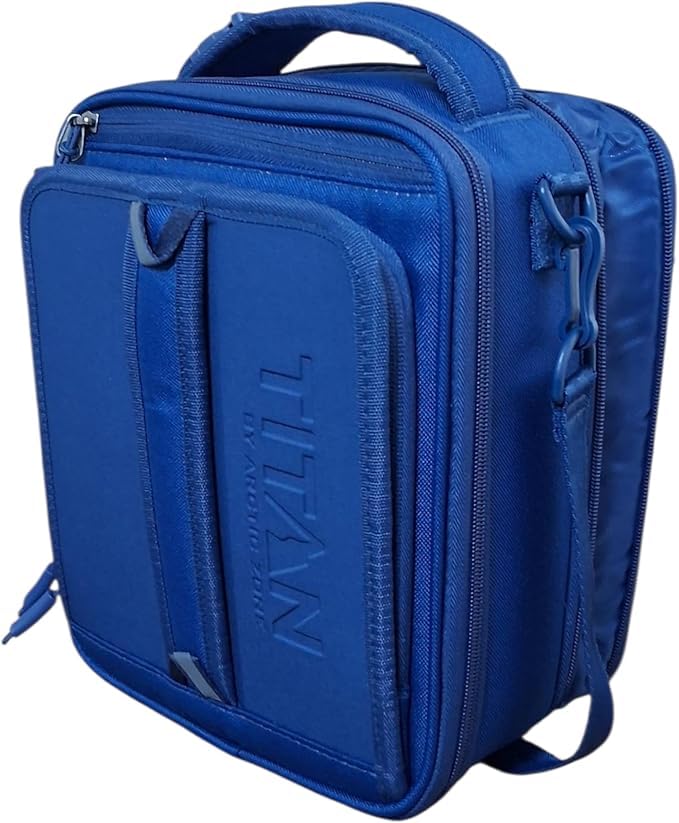 Titan Deep Freeze Fridge Cold Expandable Lunch Pack with Ice Walls - Navy Blue Retail $43.00