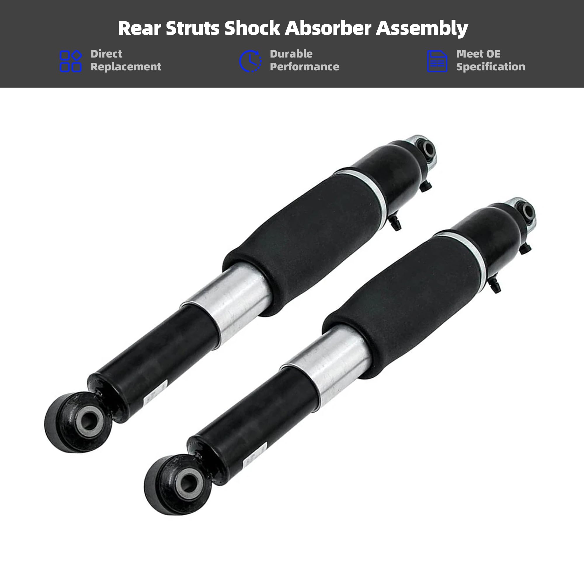 Pcs Rear Struts Shock Absorber for Cadillac Escalade Chevy Suburban Tahoe GMC Yukon 2007-2014