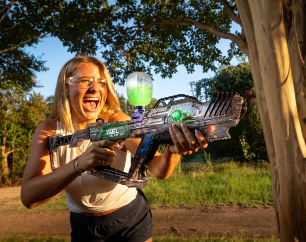 Gel Blaster Surge XL 2 Toy Foam Blaster with Starfire Glow Activator and Water Bead Ammo
