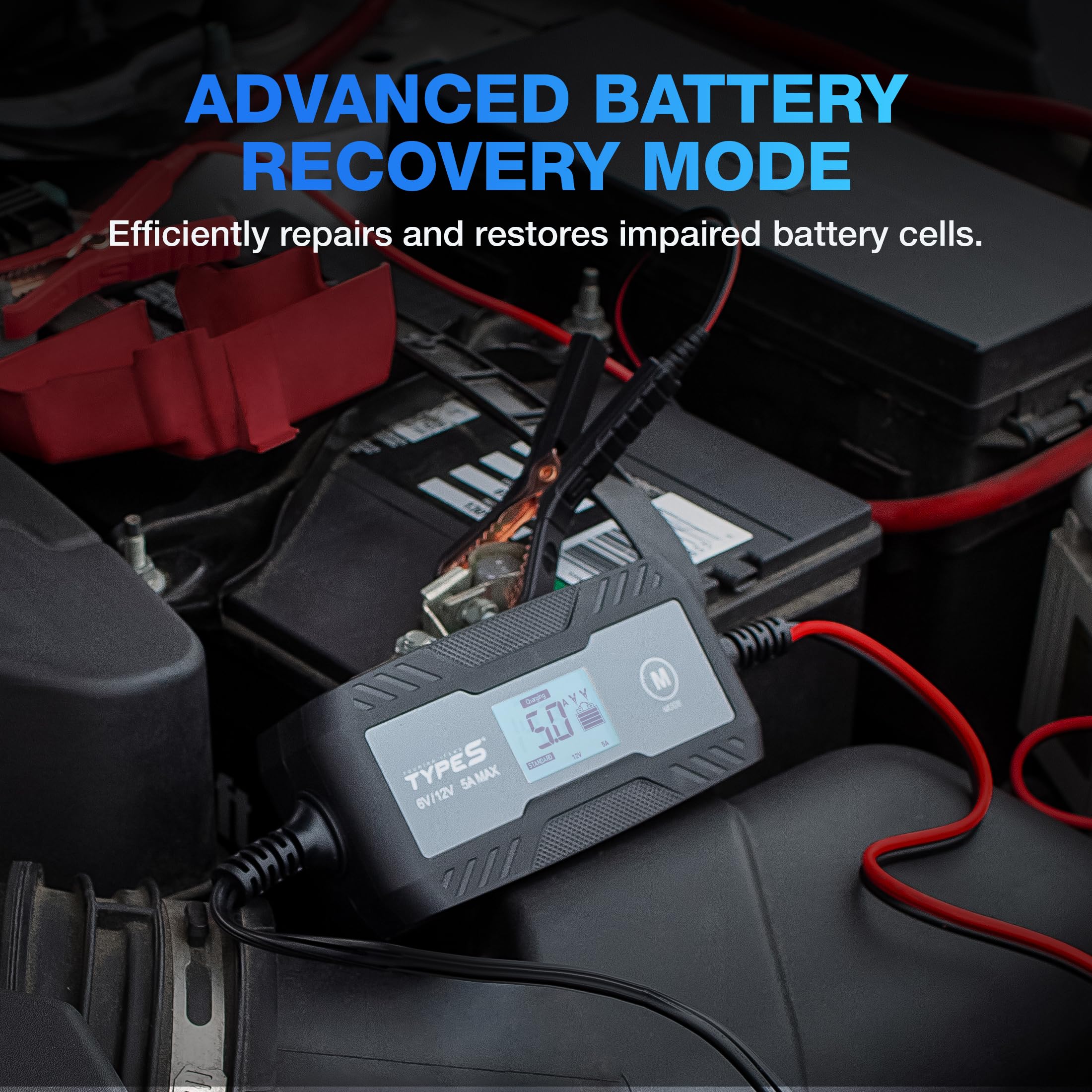 TYPE S 5A Smart Battery Charger $49.99