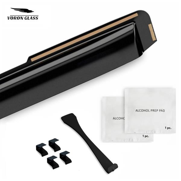 In-Channel Rain Guards for Toyota 4Runner 2025-2026 4-Piece Window Deflector Set