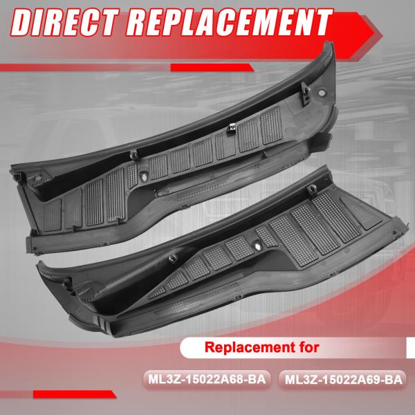 Front Windshield Wiper Cowl Cover Panel for 2021-2025 Ford F150