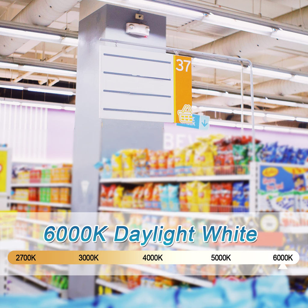 Marxlait 4 Pack T8 LED Bulbs 4 Foot, 24W 3000LM, 6000K Daylight, Ballast Bypass, Dual Ended Powered Type B Light Bulbs, LED Fluorescent Tube Replacement T8 T12, Non-dimmable Retail $31.00