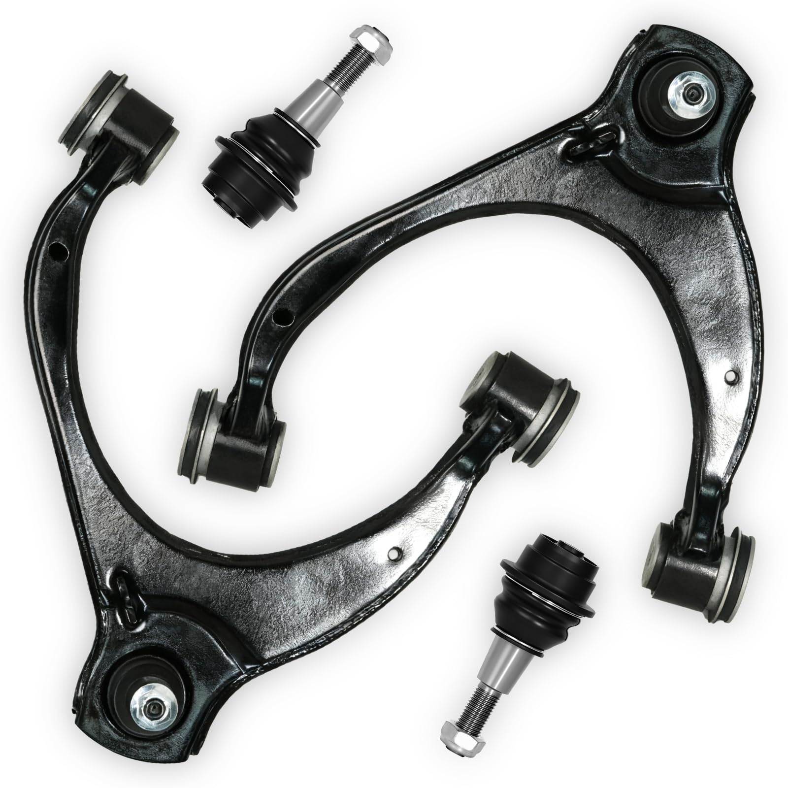 Koxot 4Pcs Front Upper Control Arm for Cadillac Escalade/ESV 2015-2020, for Chevrolet Tahoe Suburban 2015-2020, Silverado 1500 2014-2018, for GMC Yukon/XL 2015-2020, Sierra 1500 2014-2018 Retail $94.00
