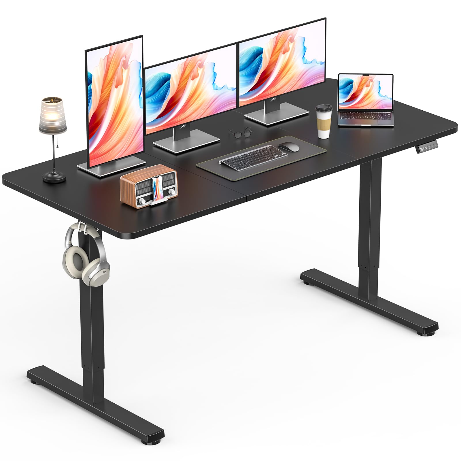 Open-Box New Zontera Electric Standing Desk - 55x24 Height Adjustable