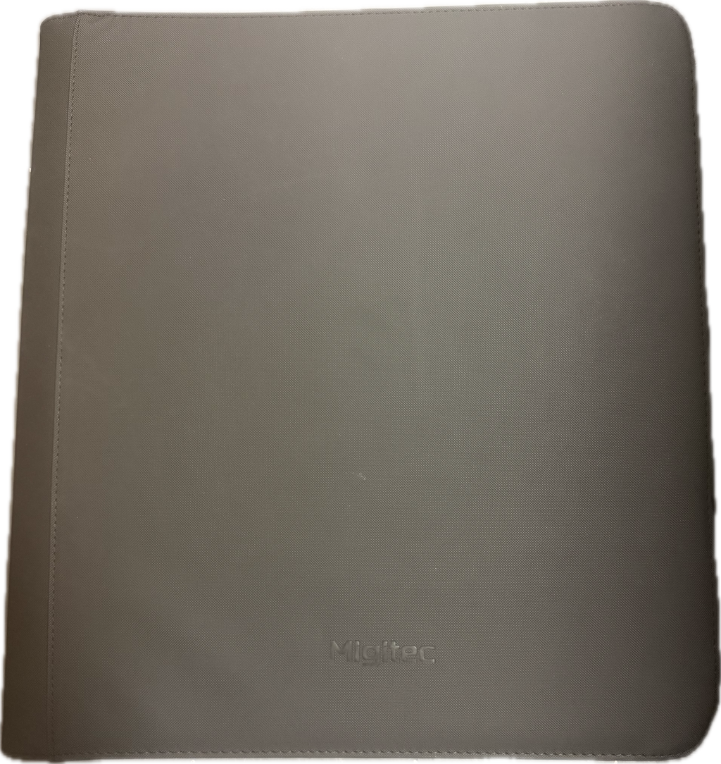 Migitec Trading Card Binder Gray Portfolio Style - Image 2