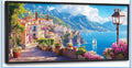 Amalfi Coast Italy Wall Art Print Framed - Image 1