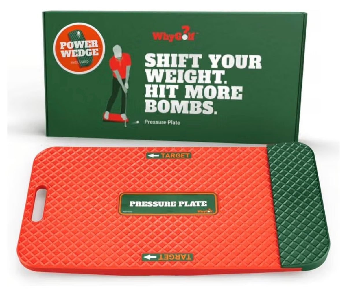 WhyGolf Pressure Plate with Power Wedge Golf Swing Trainer - Image 1